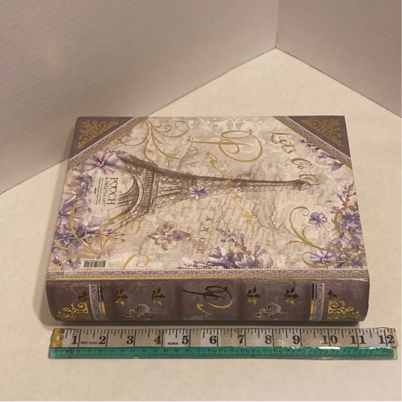 Pooch & Sweetheart Paris Themed Hidden Storage Book! - Picture 6 of 10